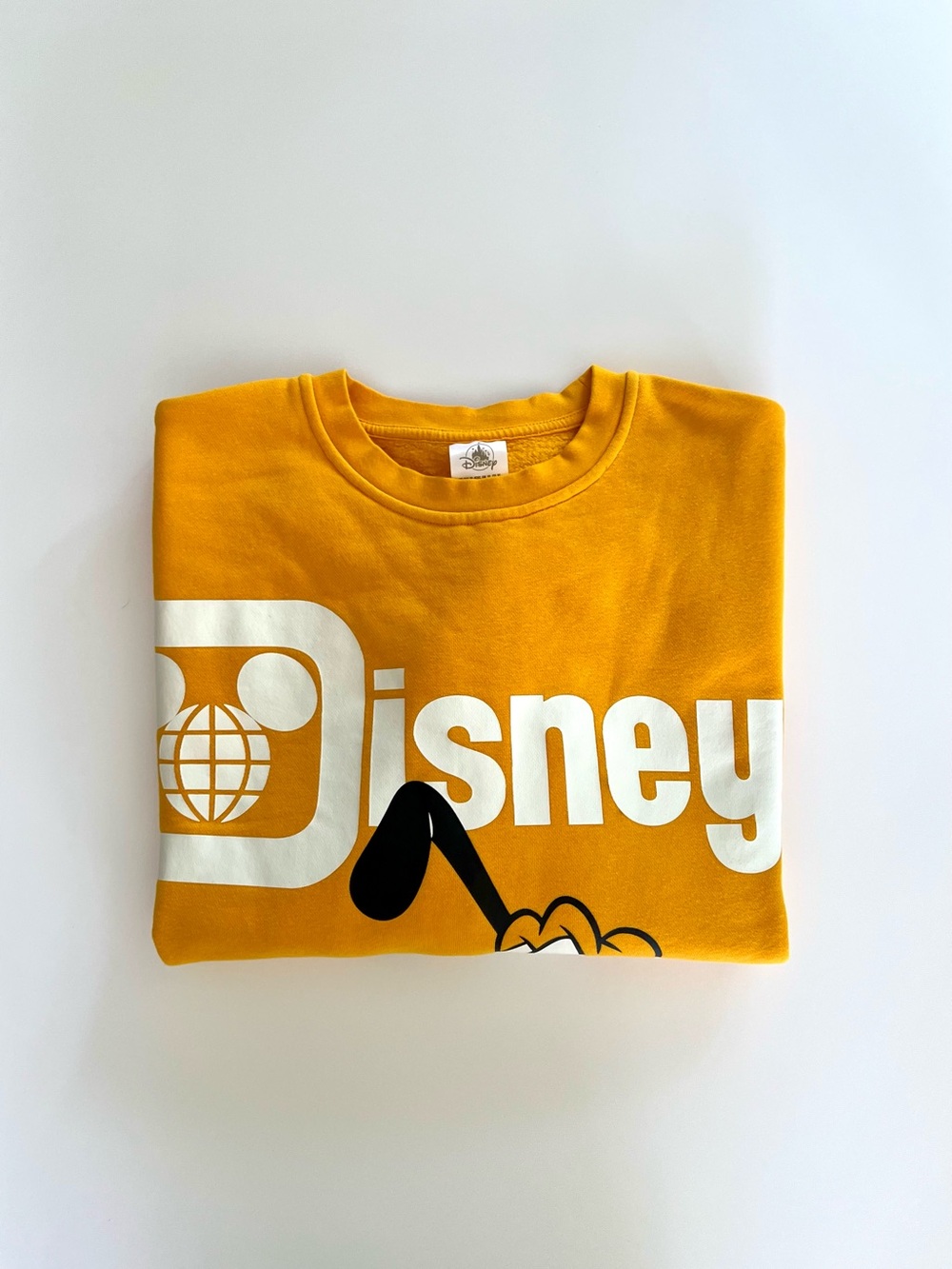 Walt Disney World Pluto Yellow Oversized Pullover Sweatshirt Size XL - Picture 13 of 15